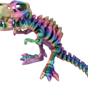 T-Rex Articulé Multicolore