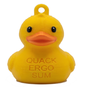 Canard Porte-Clés Philosophique